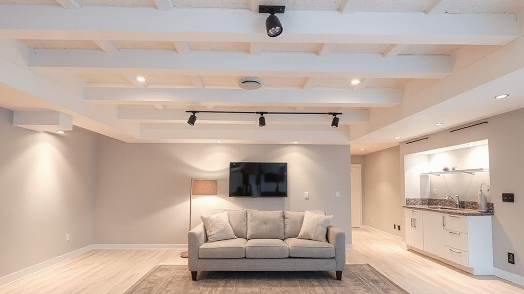 basement lighting layered calculation