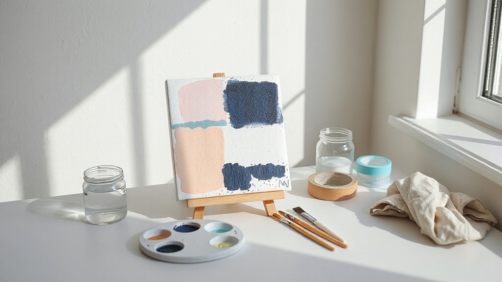 begin with broad shapes first