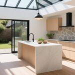 bright airy kitchen extension