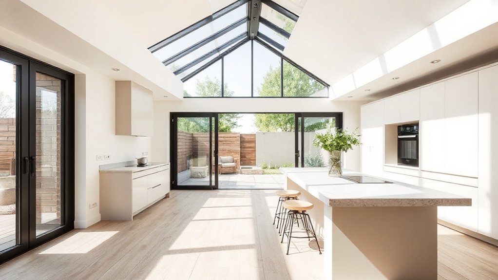 bright open balanced clutter free