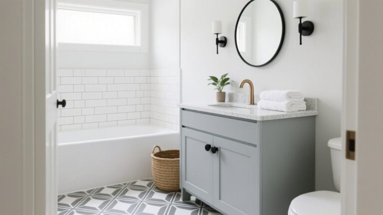 budget friendly bathroom makeover