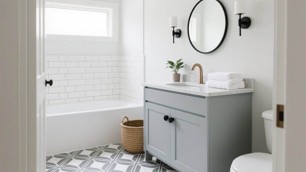budget friendly bathroom makeover