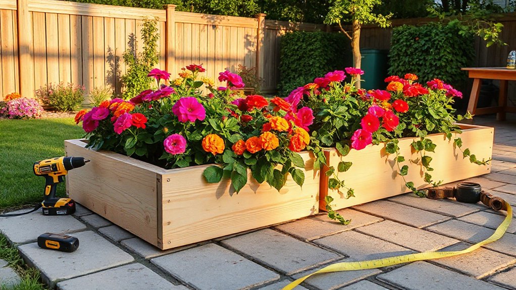 build durable colorful planters