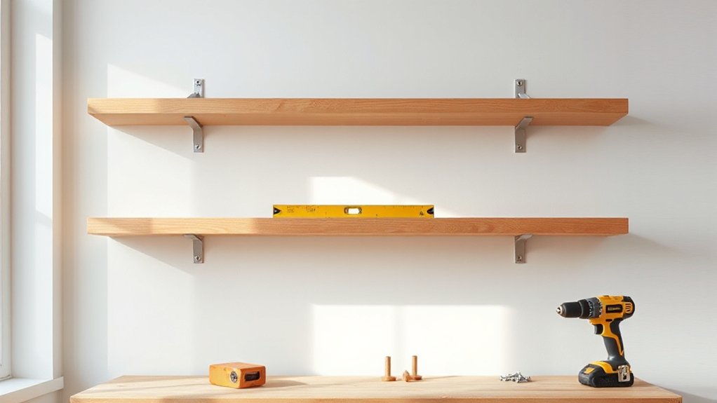 build hidden shelf support
