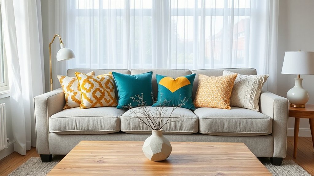 colorful patterned pillow updates