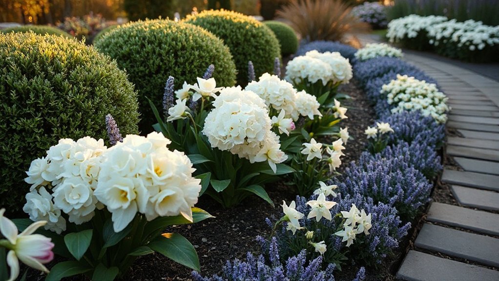 consistent colors and foliage