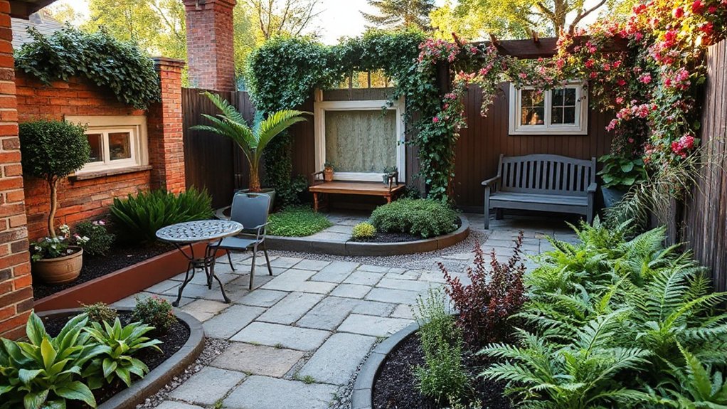 create functional garden zones