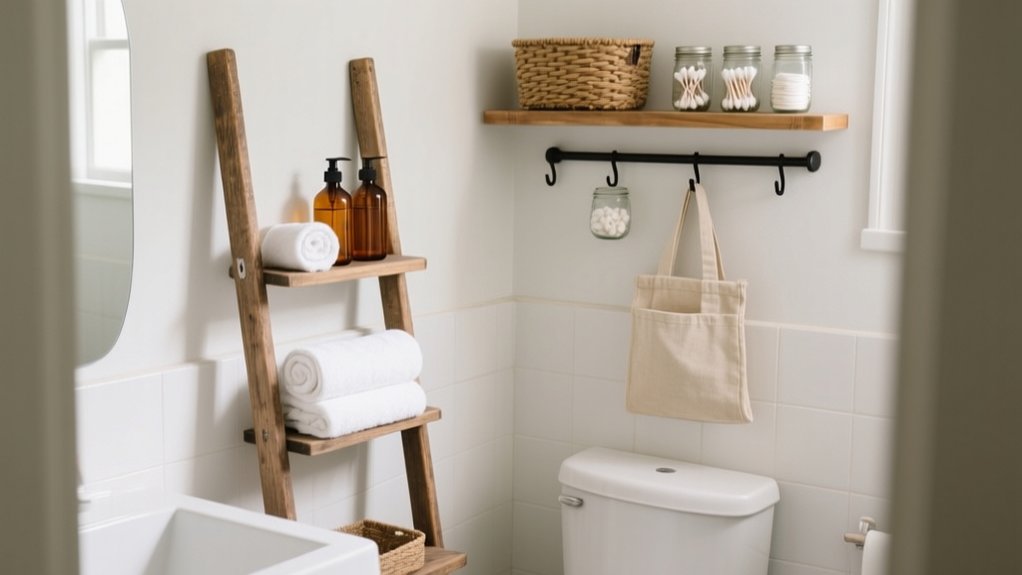 creative compact bathroom storage