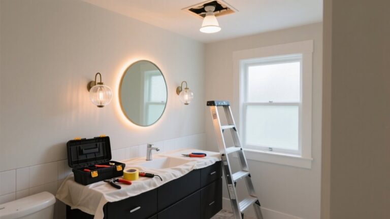 diy bathroom lighting ideas