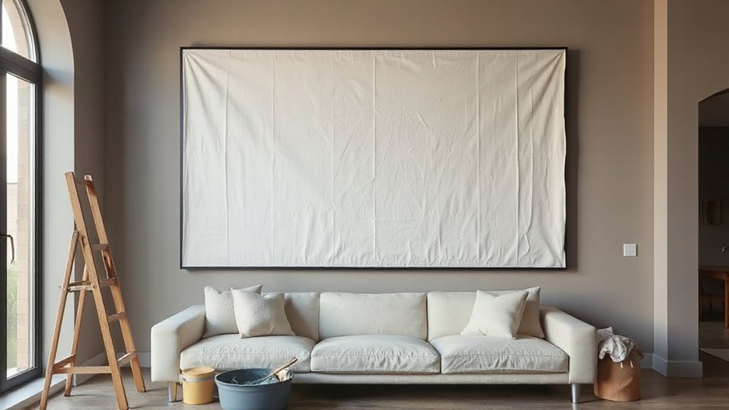 diy oversized canvas art