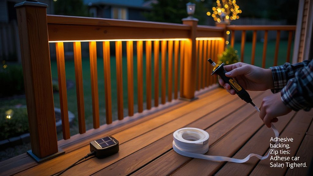 easy diy deck lighting
