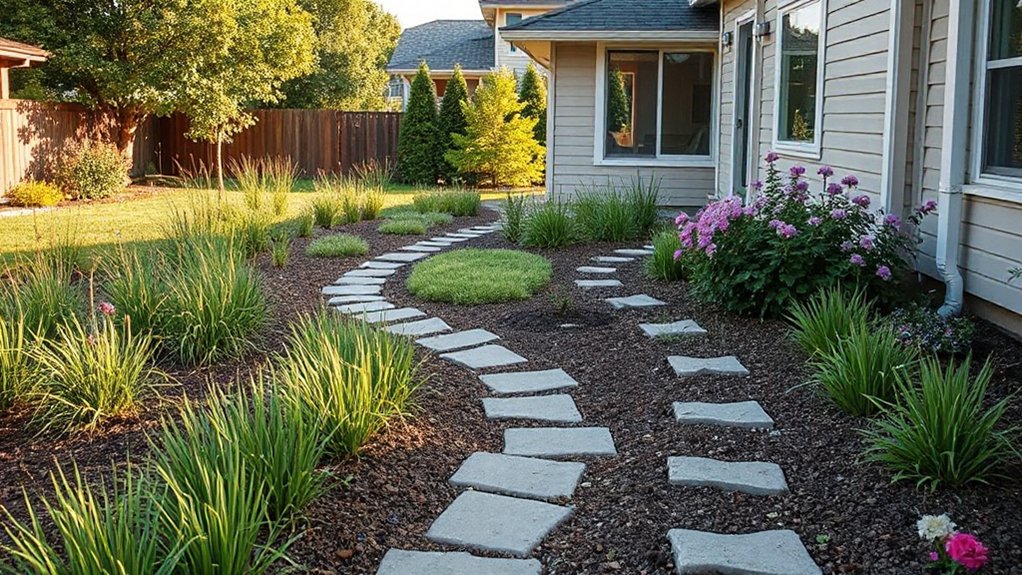 efficient low maintenance garden design