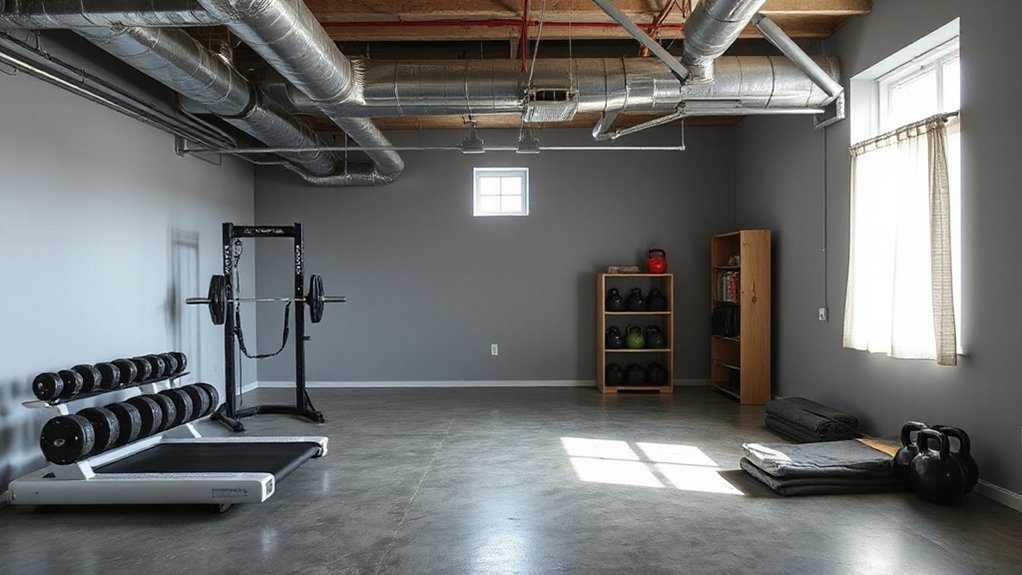 evaluate basement gym feasibility