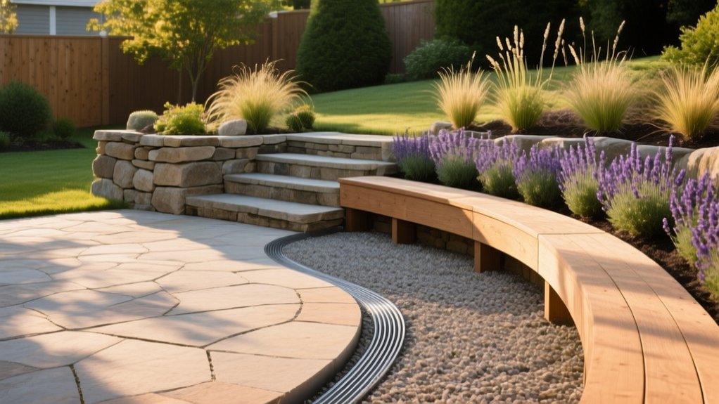 hardscaping improves garden functionality