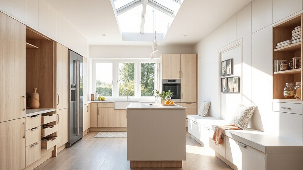 hidden storage solutions in small kitchens