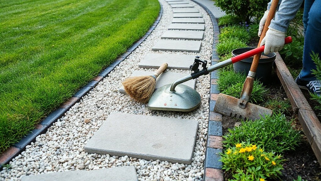 keep edging maintain cleanliness