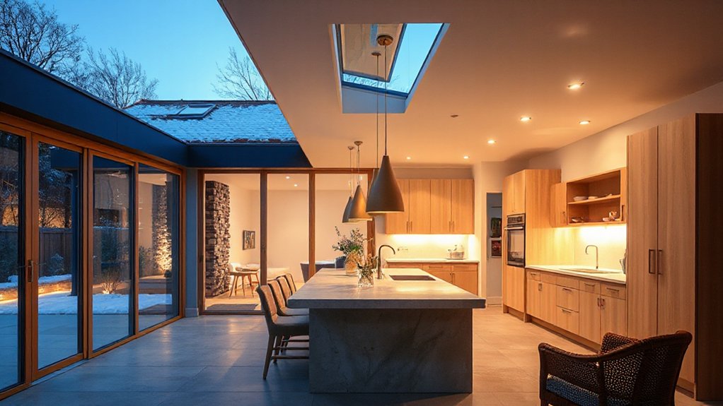layered dimmable natural lighting