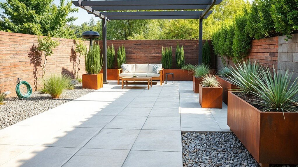 low maintenance outdoor priorities