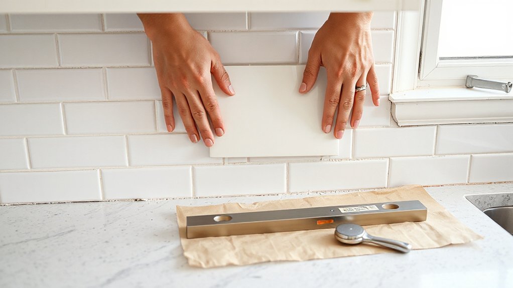 maintain consistent grout joints