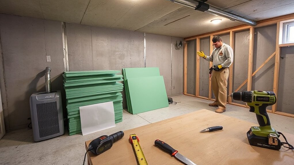 moisture resistant drywall installation