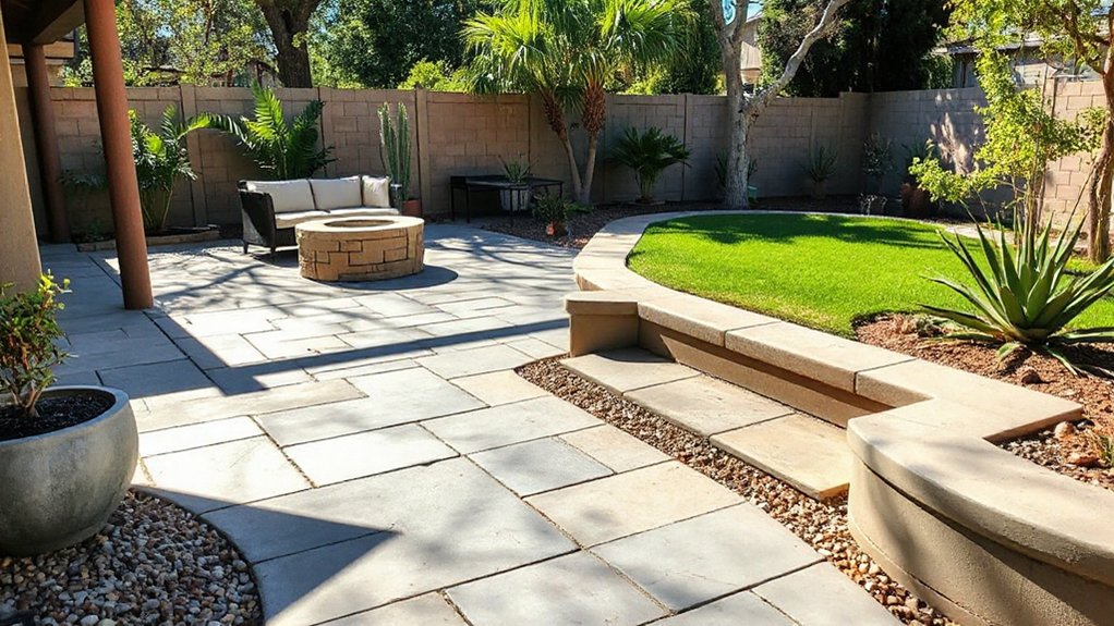outdoor living space expansion through Hardscaping