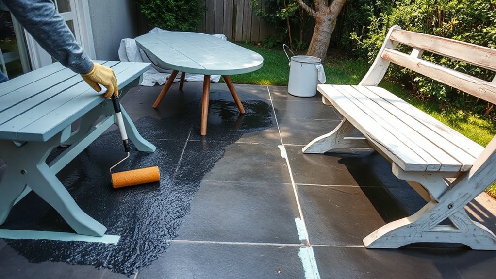 outdoor surface renewal process
