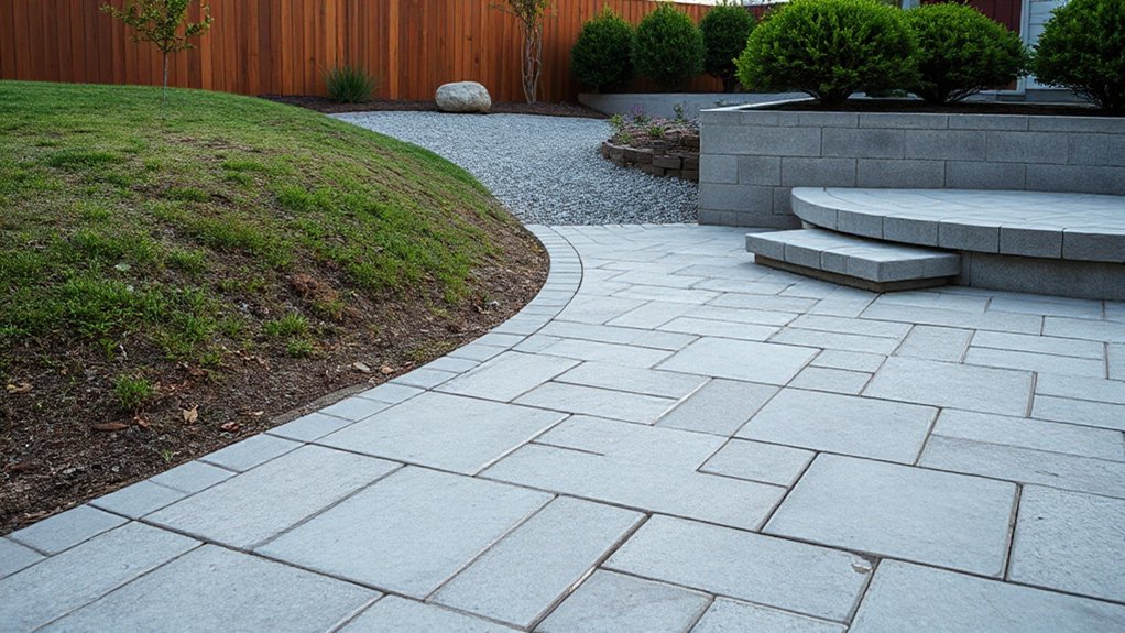proper grading and permeable drainage