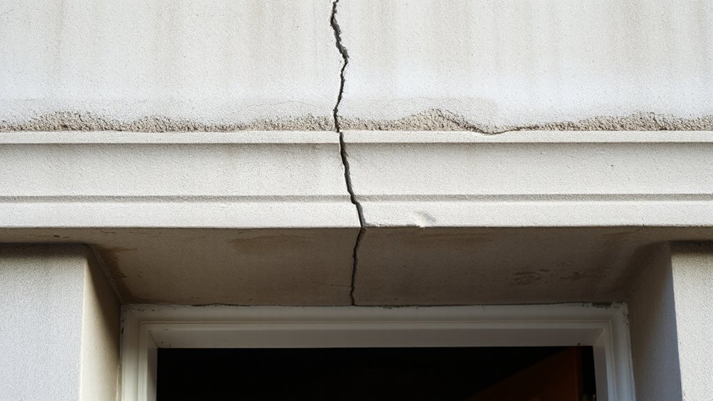 What are common problems with concrete lintels