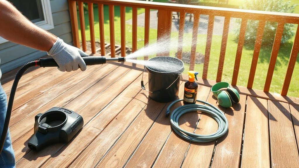 proper pressure washing technique