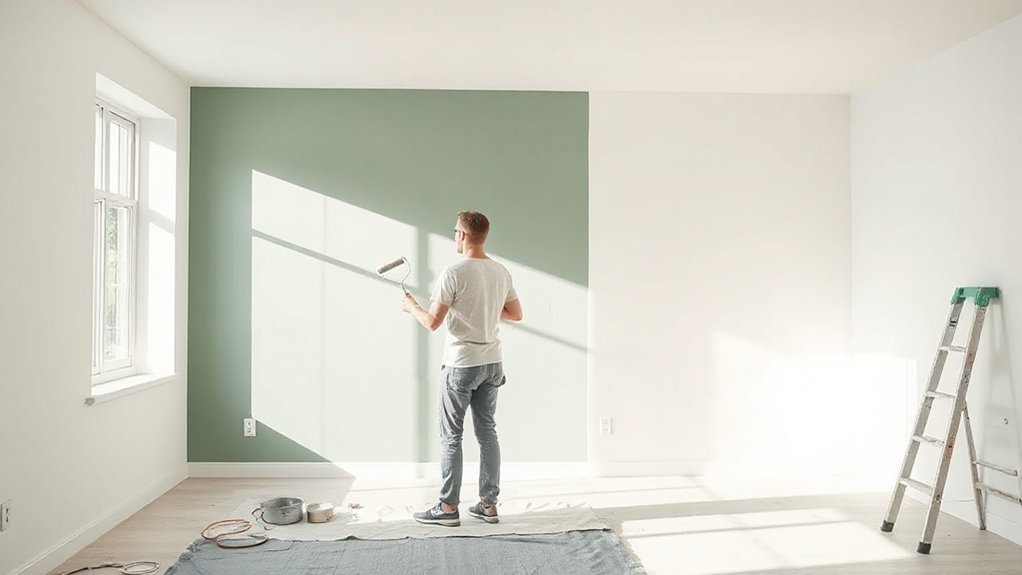 quick accent wall transformation