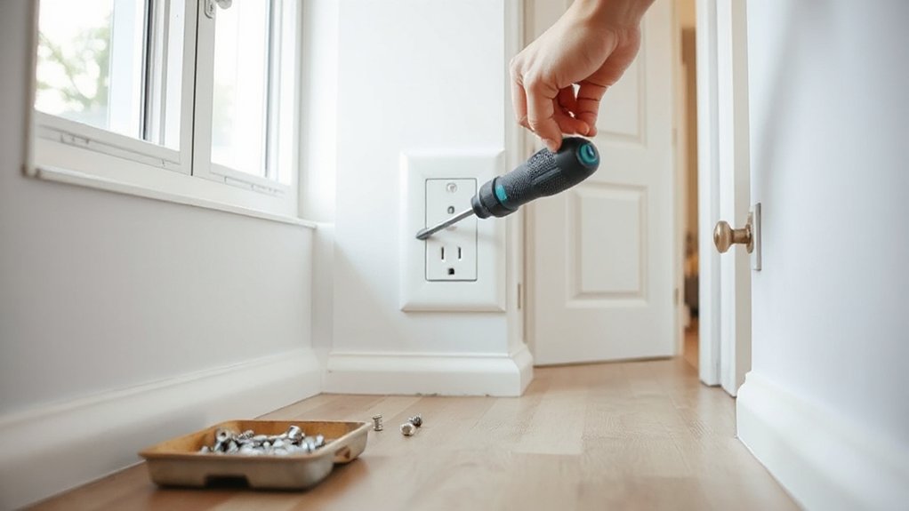 replace outlet covers neatly