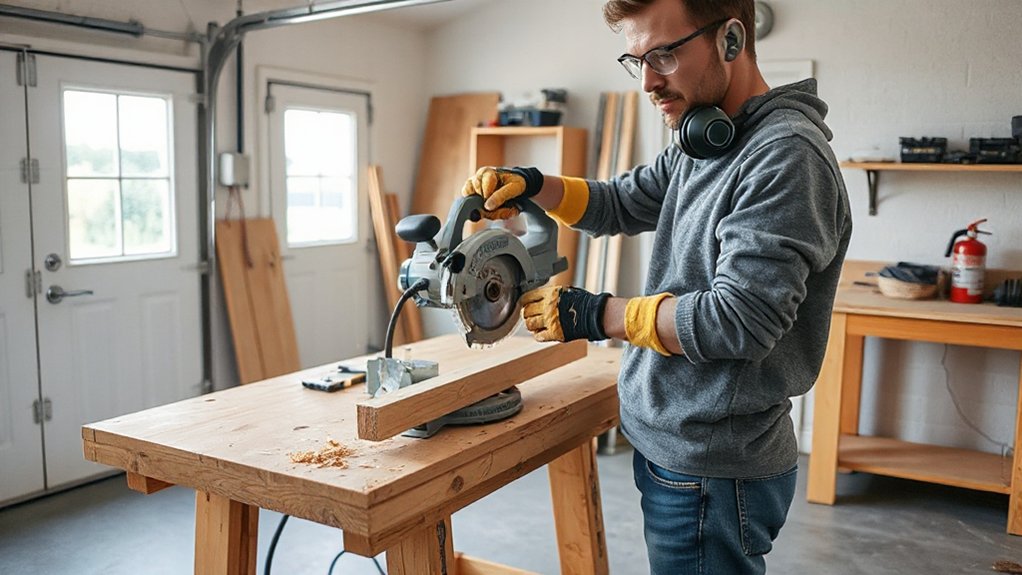 safe power tool usage