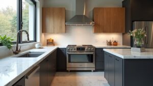 selecting kitchen surface finishes