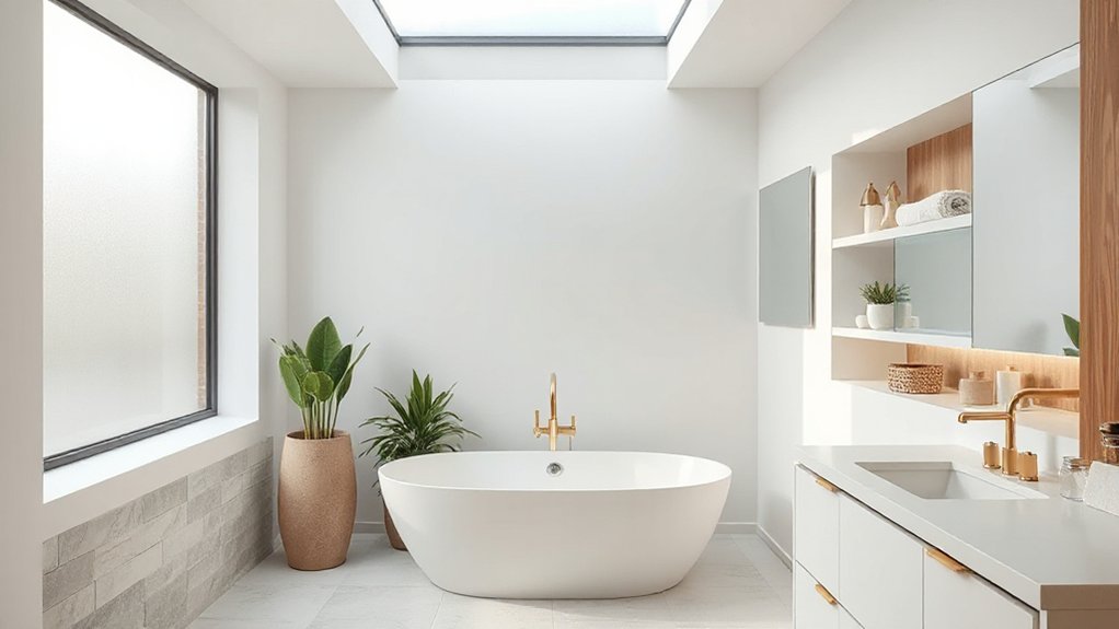 serene luxurious bathroom retreat