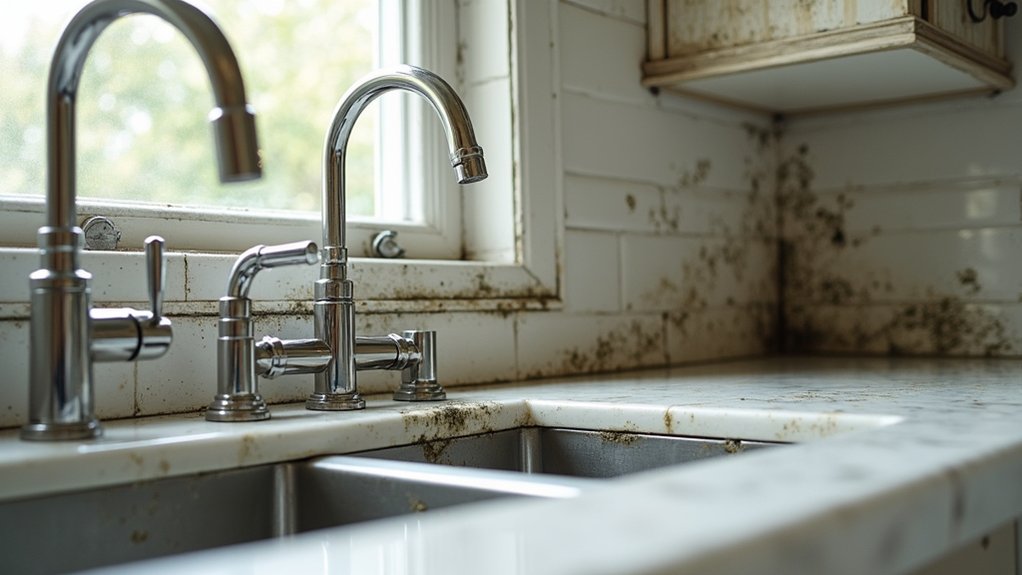 signs of kitchen mold