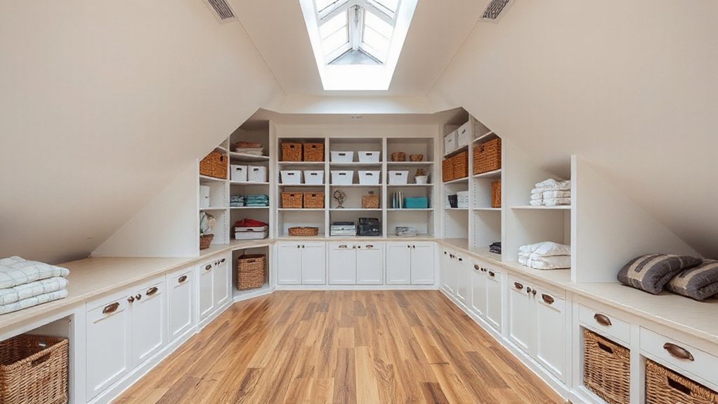 standable attic storage zones