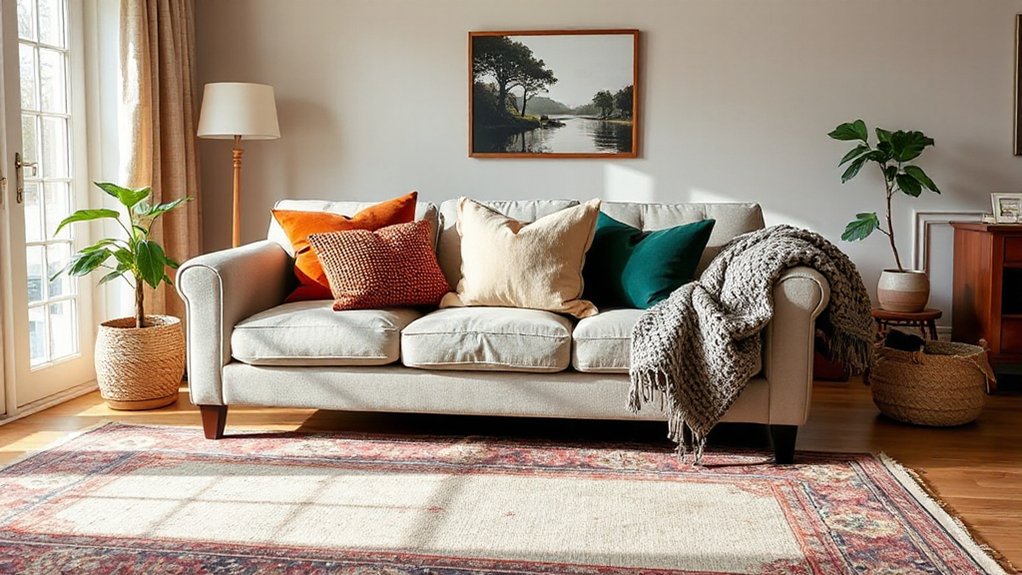swap textiles for instant coziness