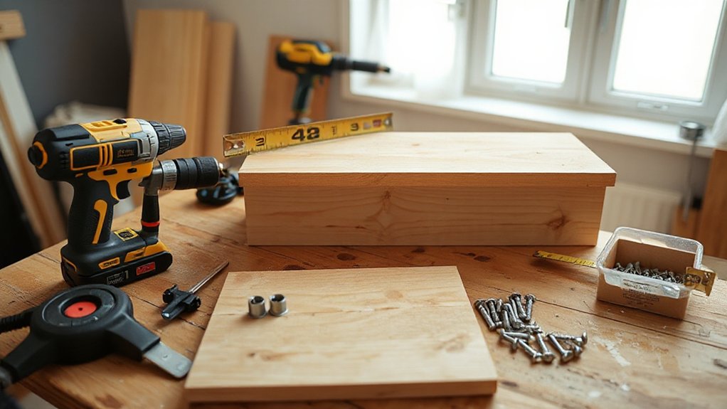 tools screws and anchors