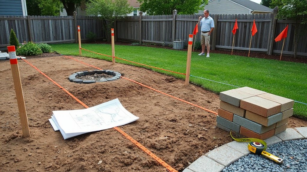 verify permits and utility markings