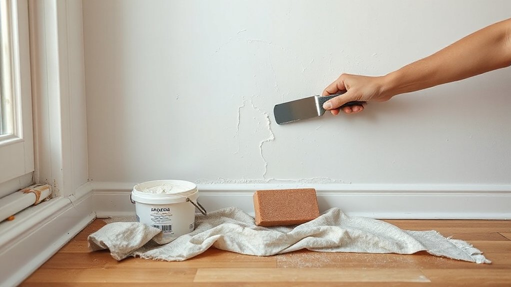 wall patching and finishing techniques