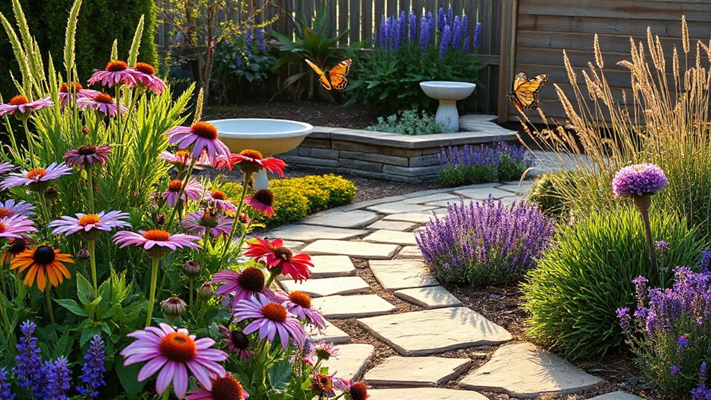 year round native pollinator planting